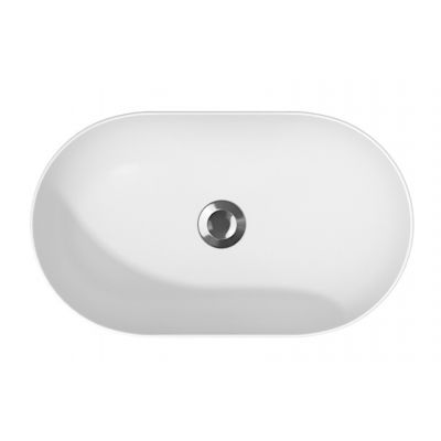 Cersanit Inverto umywalka 60x35 cm nablatowa biała K671-009