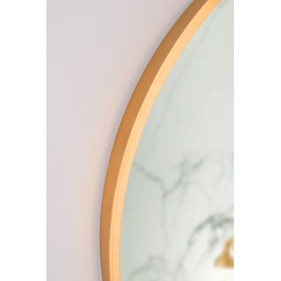 Dubiel Vitrum Nico lustro 60 cm okrągłe rama złota