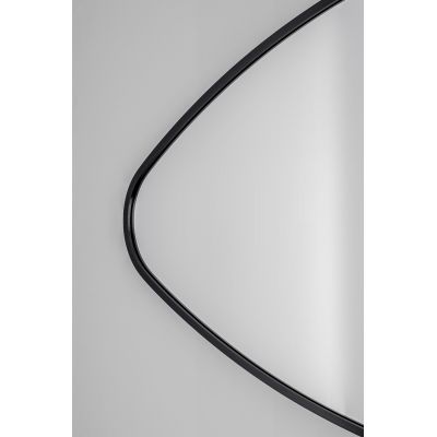 Dubiel Vitrum Chili lustro 80x51 cm w czarnej aluminiowej ramie