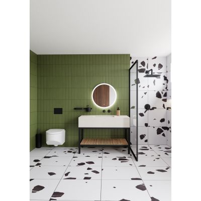 Dubiel Vitrum Niva lustro 80x80 cm okrągłe z oświetleniem LED