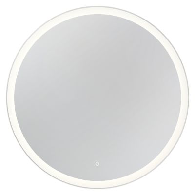 Dubiel Vitrum Niva lustro 70x70 cm okrągłe z oświetleniem LED