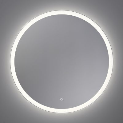 Dubiel Vitrum Niva lustro 70x70 cm okrągłe z oświetleniem LED