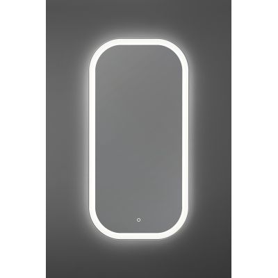 Dubiel Vitrum Indigo lustro 50x100 cm prostokątne z oświetleniem LED