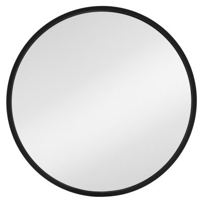 Dubiel Vitrum Ayo lustro łazienkowe 50 cm okrągłe rama czarna
