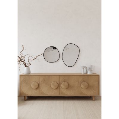 Dubiel Vitrum Fly lustro 50x50 cm czarny