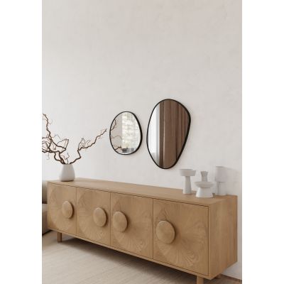 Dubiel Vitrum Fly lustro 50x50 cm czarny