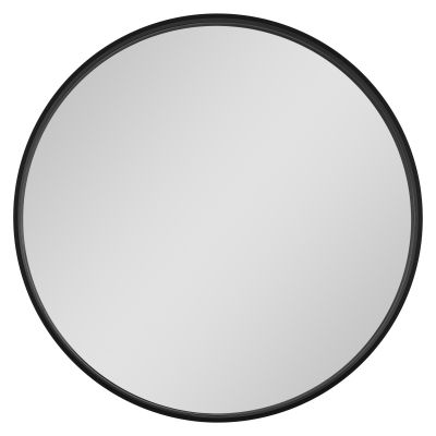 Dubiel Vitrum Oslo lustro 70x70 cm okrągłe rama czarna