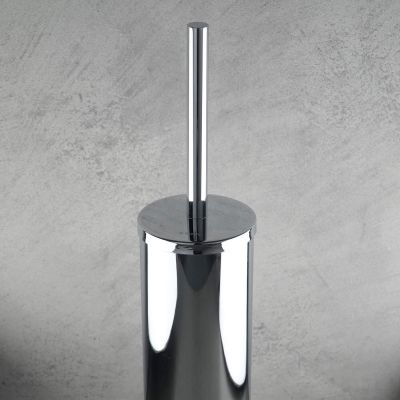 Deante Round szczotka toaletowa stojąca chrom błyszczący ADR0712