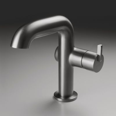 Deante Silia bateria umywalkowa stojąca titanium BQSD24M