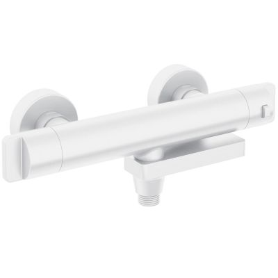 Deante Therm bateria wannowo-prysznicowa ścienna termostatyczna biała BCH_A1BT