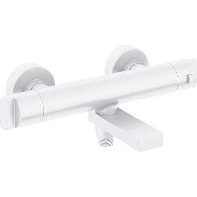 Deante Therm bateria wannowo-prysznicowa ścienna termostatyczna biała BCH_A1BT