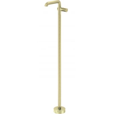 Deante Silia Hexa bateria umywalkowa podłogowa złoto szczotkowane BHS_R2KK