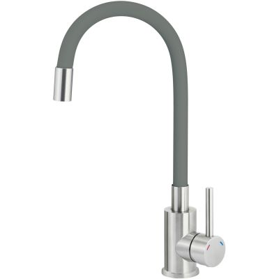 Deante Luno bateria kuchenna stojąca stal-titanium BOC_T720