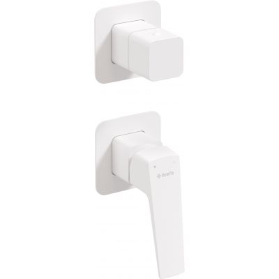 Deante Blur bateria prysznicowa podtynkowa biała BQLA44P