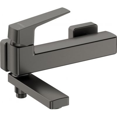 Deante Blur bateria wannowo-prysznicowa ścienna titanium BQL_D12M