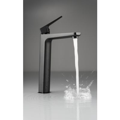 Deante Blur bateria umywalkowa stojąca czarna BQL_N20K