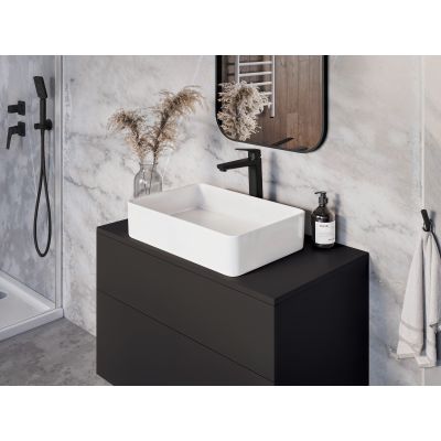 Deante Blur bateria umywalkowa stojąca czarna BQL_N20K