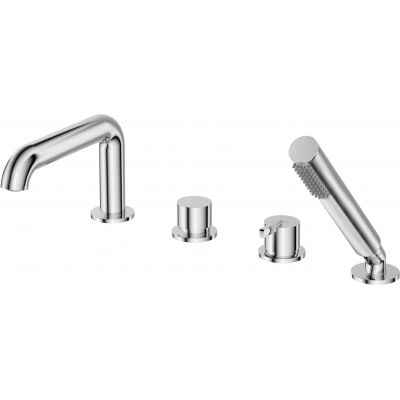 Deante Silia bateria wannowo-prysznicowa nawannowa chrom BQS_014M