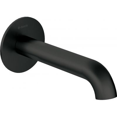 Deante Silia wylewka do baterii wannowej czarna NQS_N80K