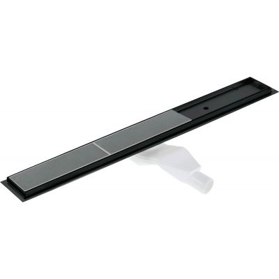 Deante Nero odpływ liniowy 60 cm odwracalny czarny mat KOSN06D