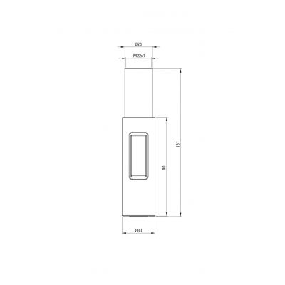 Deante Luno słuchawka do baterii kuchennej ABAF74S