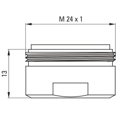 Deante Premium aerator do baterii umywalkowej i kuchennej M24 gwint zewnętrzny XDC00PCZ1
