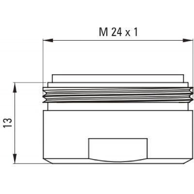 Deante aerator do baterii umywalkowej i kuchennej M24 gwint zewnętrzny XDC00PCZ3