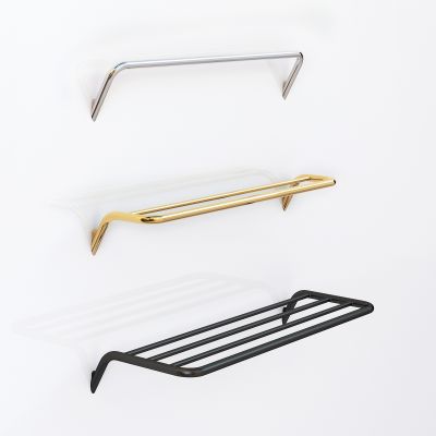 Deante Silia Nero półka łazienkowa 61,6 cm czarny mat ADIN531