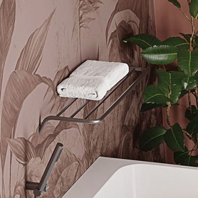 Deante Silia półka łazienkowa ścienna titanium ADID531