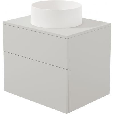 Deante Prizma umywalka z szafką i blatem 60 cm alabaster/kaszmir SDKB6SAU4S