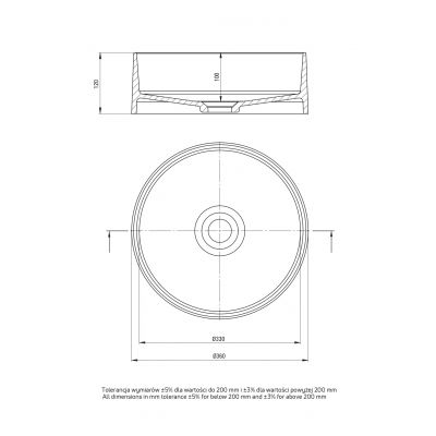 Deante Prizma umywalka z szafką i blatem 60 cm czarny mat SDNB6SNU4S