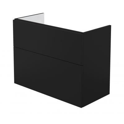 Deante Tubo szafka 80x38,5x60 cm podumywalkowa wisząca czarna STU_NU81