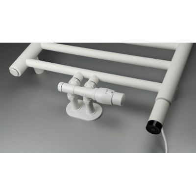 Deante Silia grzejnik łazienkowy drabinkowy 85x50 cm biały AGI_AG31