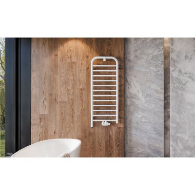 Deante Silia grzejnik łazienkowy drabinkowy 121x50 cm biały AGI_AG41