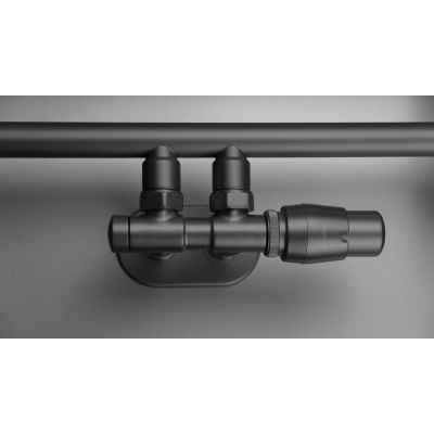 Deante Silia grzejnik łazienkowy drabinkowy 121x50 cm grafit AGI_DG41