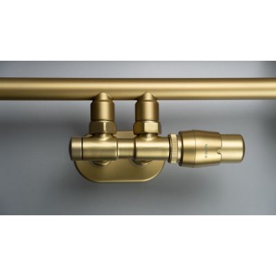 Deante Silia grzejnik łazienkowy drabinkowy 85x50 cm złoty mat AGI_RG31