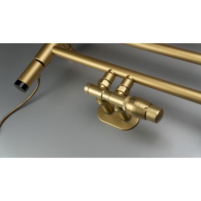 Deante Silia grzejnik łazienkowy drabinkowy 157x50 cm złoty AGI_RG51