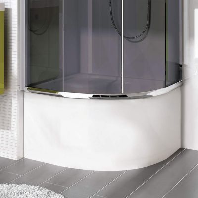 Deante Deep brodzik 90x90 cm półokrągły biały KTD041B