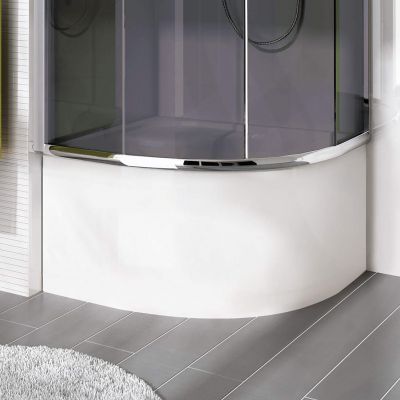 Deante Deep brodzik 80x80 cm półokrągły biały KTD042B