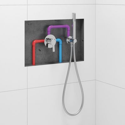 Deante wąż prysznicowy 150 cm srebrny NDA_351W