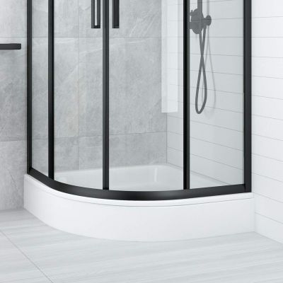 Deante Plus II brodzik 90x90 cm półokrągły biały KTU031B