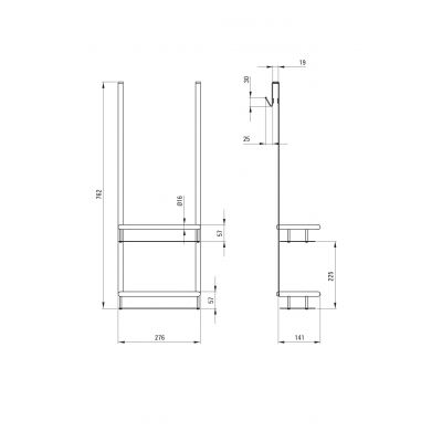 Deante Silia półka ADI_Z54K