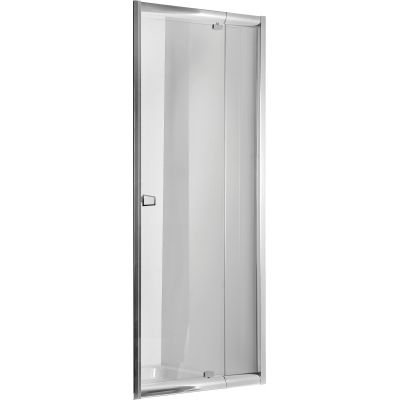 Deante Zoom drzwi prysznicowe 90 cm wnękowe chrom/szkło przezroczyste KDZ011D