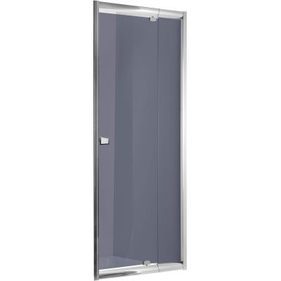 Deante Zoom drzwi prysznicowe 90 cm wnękowe chrom/szkło grafitowe KDZ411D