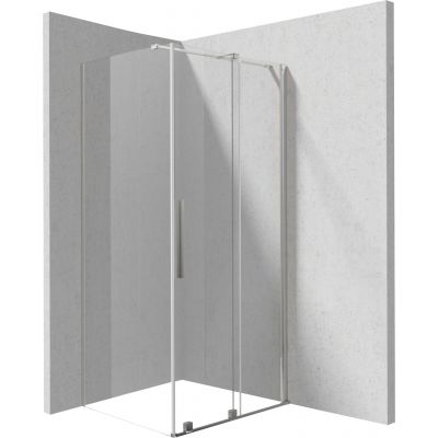 Deante Prizma kabina prysznicowa 120x80 cm prostokątna chrom połysk/szkło przezroczyste KPN0P12S08