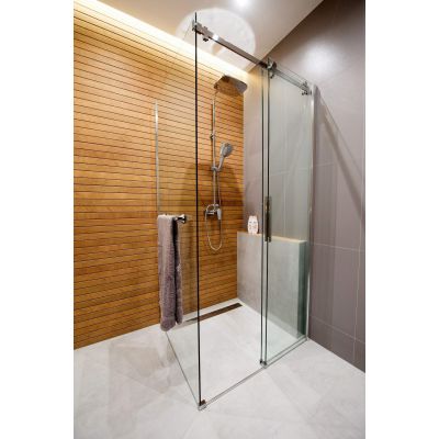 Deante Hiacynt drzwi prysznicowe 120 cm chrom/szkło przezroczyste KQH012P