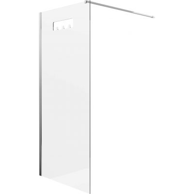 Deante Mokko Walk-In ścianka prysznicowa 100 cm wolnostojąca chrom/szkło przezroczyste KQM030P