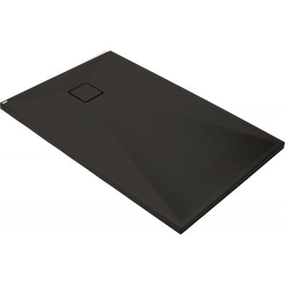 Deante Correo negro brodzik 100x70 cm prostokątny czarny mat KQRN75B