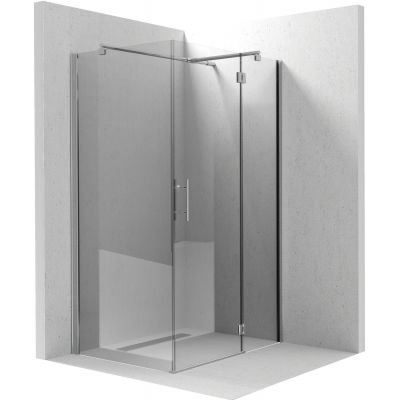 Deante Abelia kabina prysznicowa 120x80 cm prostokątna chrom/szkło przezroczyste KTA044P