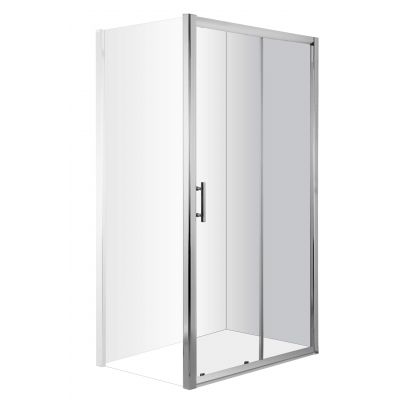 Deante Cynia drzwi prysznicowe 160 cm chrom/szkło przezroczyste KTC016P